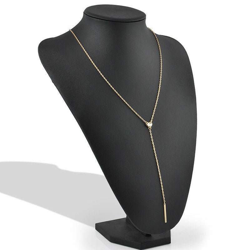 Bikini heart love BACK CHAIN HARNESS Crossover Belly Waist Body Chain Necklace