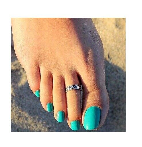ADJUSTABLE INFINITE TOE OR FINGER RING WOMENS GIRLS SILVER GOLD STACKABLE GIFT