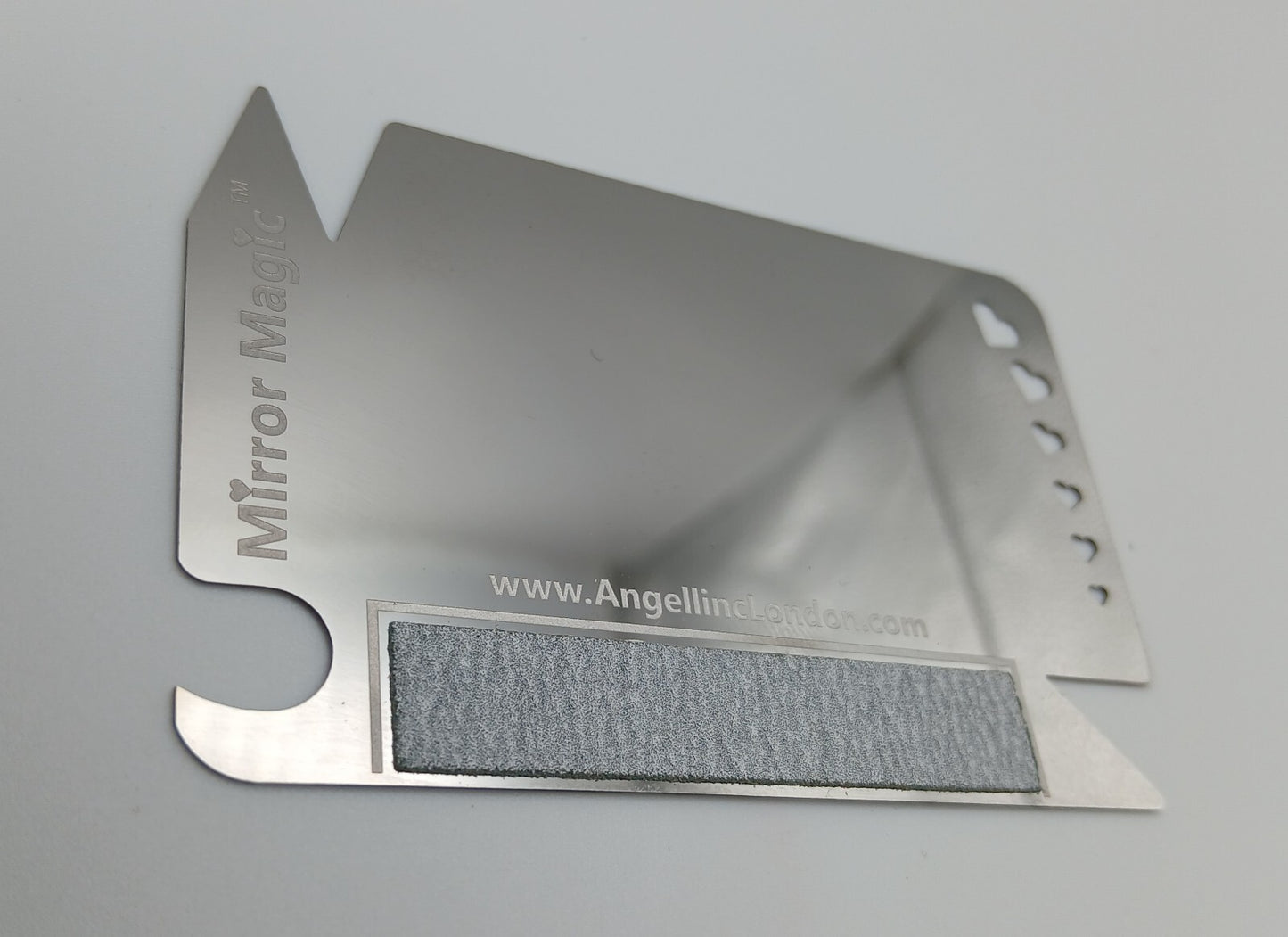Mirror Magic 7 in 1 Nail File Buffer 240 Grit Emery Sand Paper Steel Cleaner Ends Replacement Emery