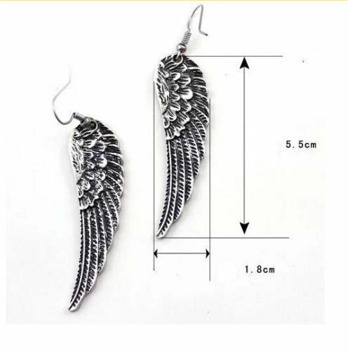 Silver Angel Wings Earrings Fashion Jewellery Womens Tibet SEXY SUMMER EAR RINGS