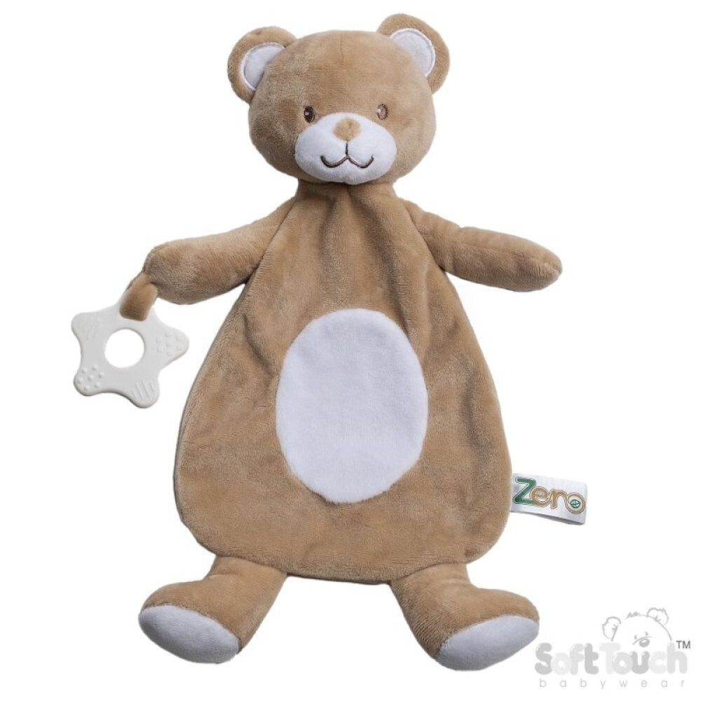 Baby Teether Comforter Blanket Teddy Bear Baby Teething Pacifier Baby gifts UK
