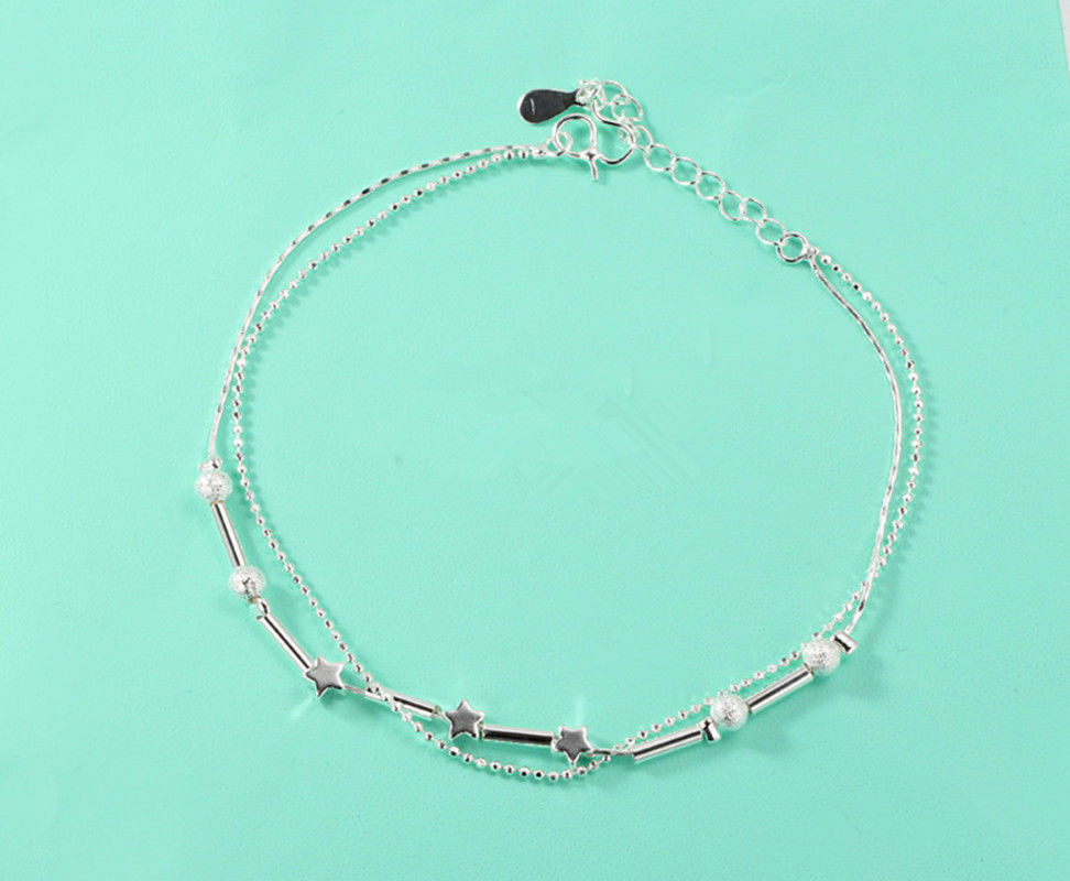 Summer Boho Star Anklet Vintage Ankle Bracelet Women Buddha Foot Jewellery UK
