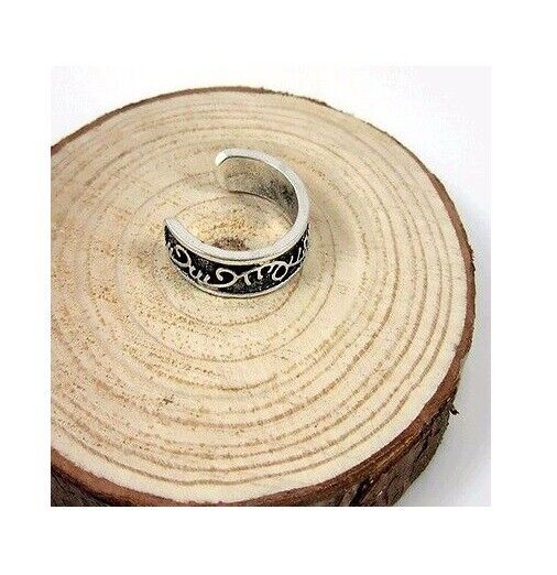 ADJUSTABLE INFINITE TOE OR FINGER RING WOMENS GIRLS SILVER GOLD STACKABLE GIFT