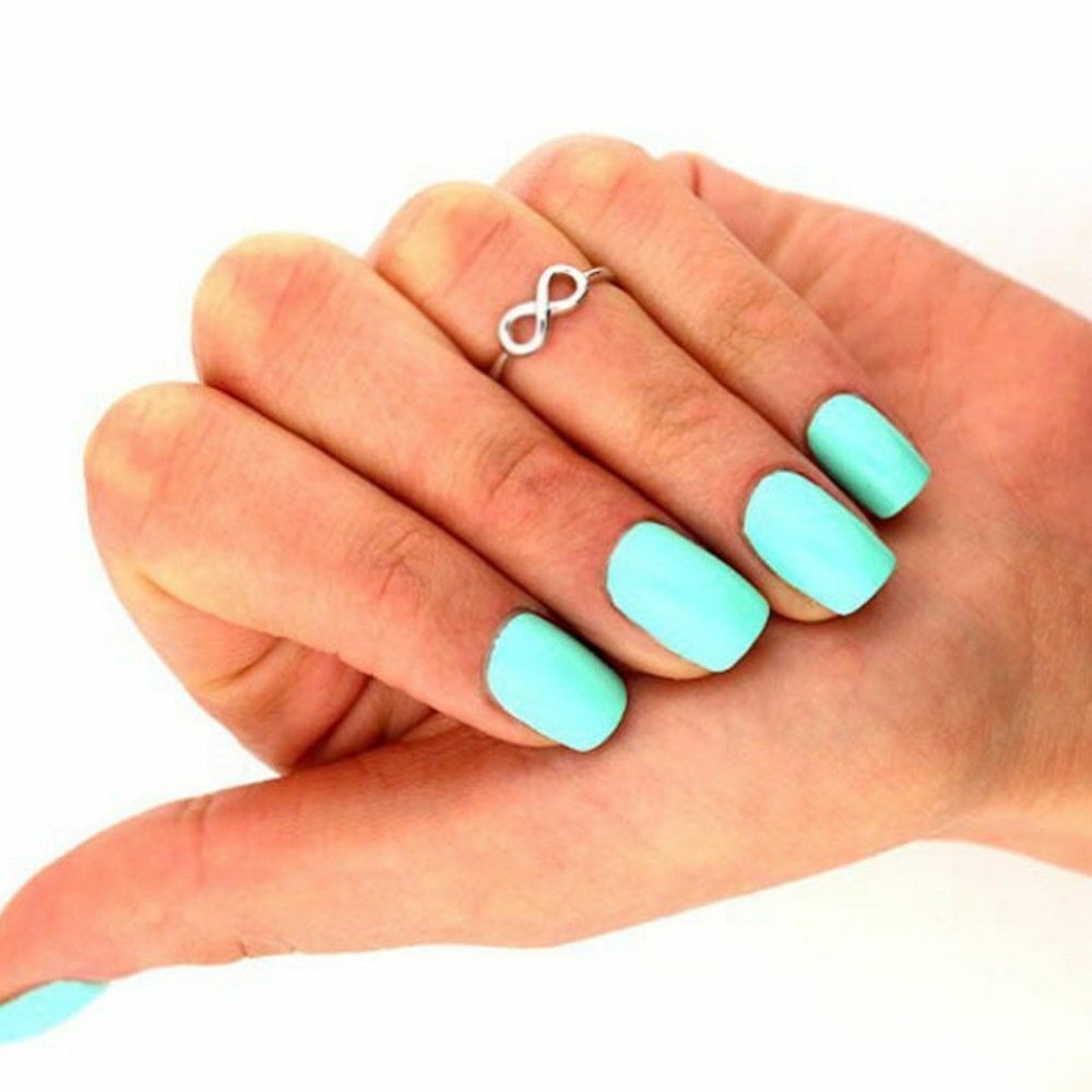 ADJUSTABLE INFINITE TOE OR FINGER RING WOMENS GIRLS SILVER GOLD STACKABLE GIFT