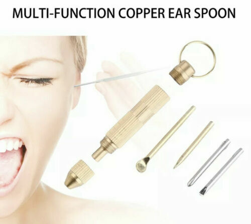 Survival EDC Gadjet Mini 4 in1 Multi Tool Kit Set Screwdriver Toothpick Ear Pick