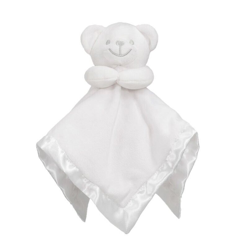 PERSONALISED BABY NAME TAGGIE TAGGY COMFORTER BLANKET FLEECE SOFT BOY GIRL HEART