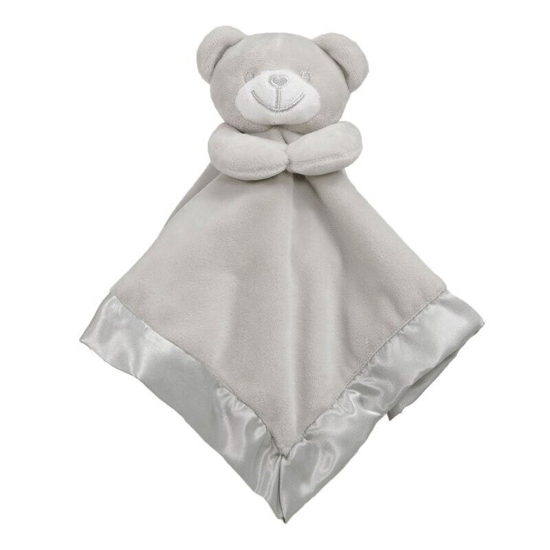 PERSONALISED BABY NAME TAGGIE TAGGY COMFORTER BLANKET FLEECE SOFT BOY GIRL HEART