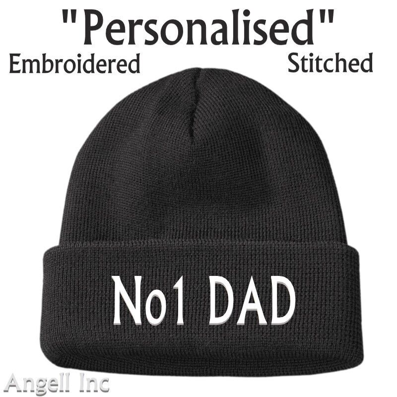 Beanie Hat Gifts For Him Men No1 Grandad Best Dad GRUMPY OLD BALD Funny Joke Cap