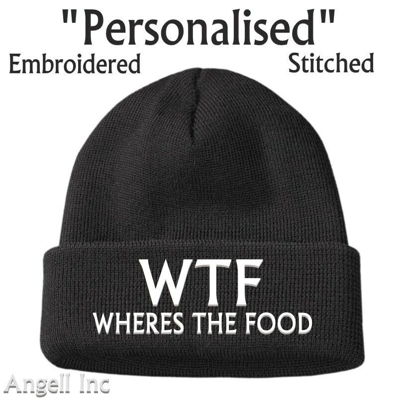 WTF FOOD Funny Hat Secret Santa Joke Christmas Birthday Present Novelty Dad Gift
