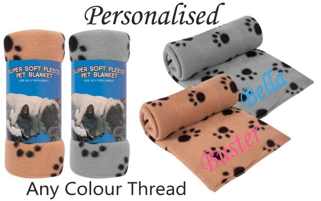 Personalised Dog Blanket Puppy Kitten Cat Bed Cover Pet blanket puppy comforter