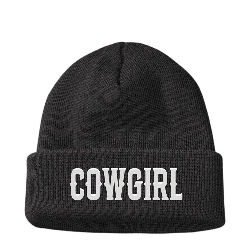 Gifts for Her COWGIRL Beanie Hat Women's Mum Birthday Present Cowboy Festival