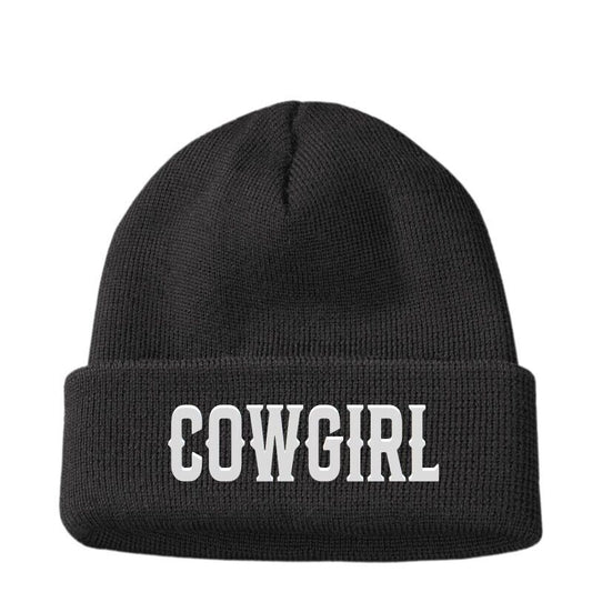 Gifts for Her COWGIRL Beanie Hat Women's Mum Birthday Present Cowboy Festival