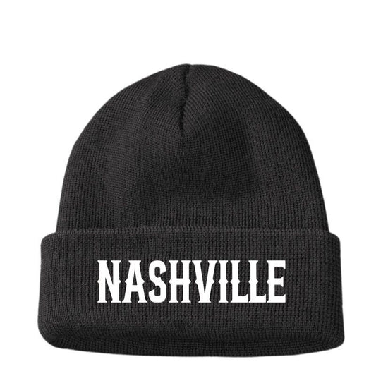 Gifts for Her Him NASHVILLE Beanie Hat Men's Women's Dad Mum Birthday Present