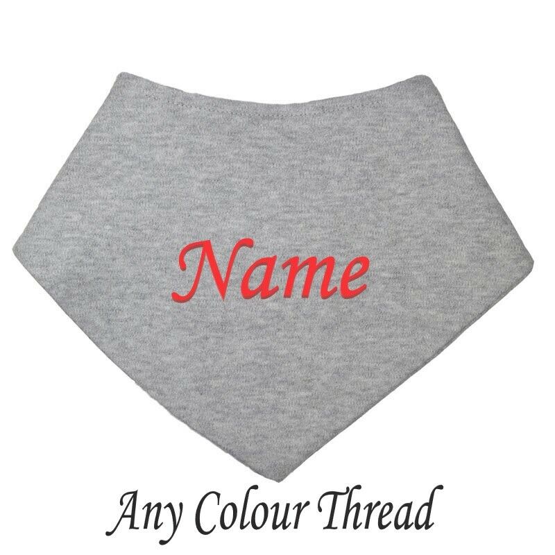 PERSONALISED BABY BIB TODDLER ANY NAME BOY GIRL GIFT BABY SHOW BANDANA