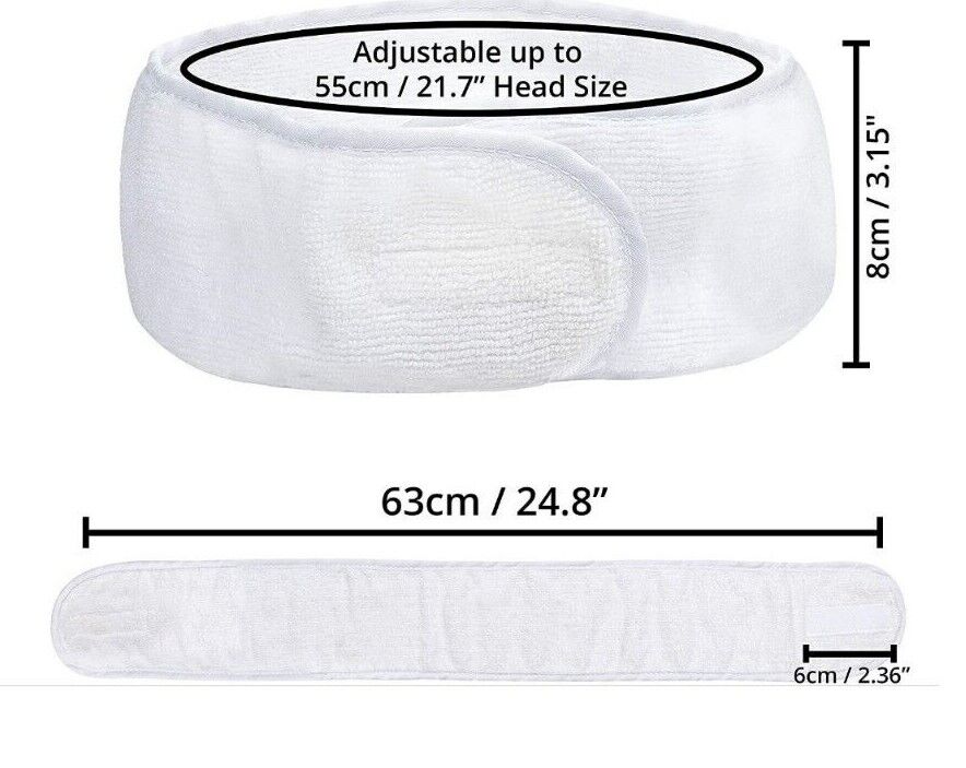 Women's Personalised Headband Spa Day Makeup Hen do Hair Band Bridesmaid Salon