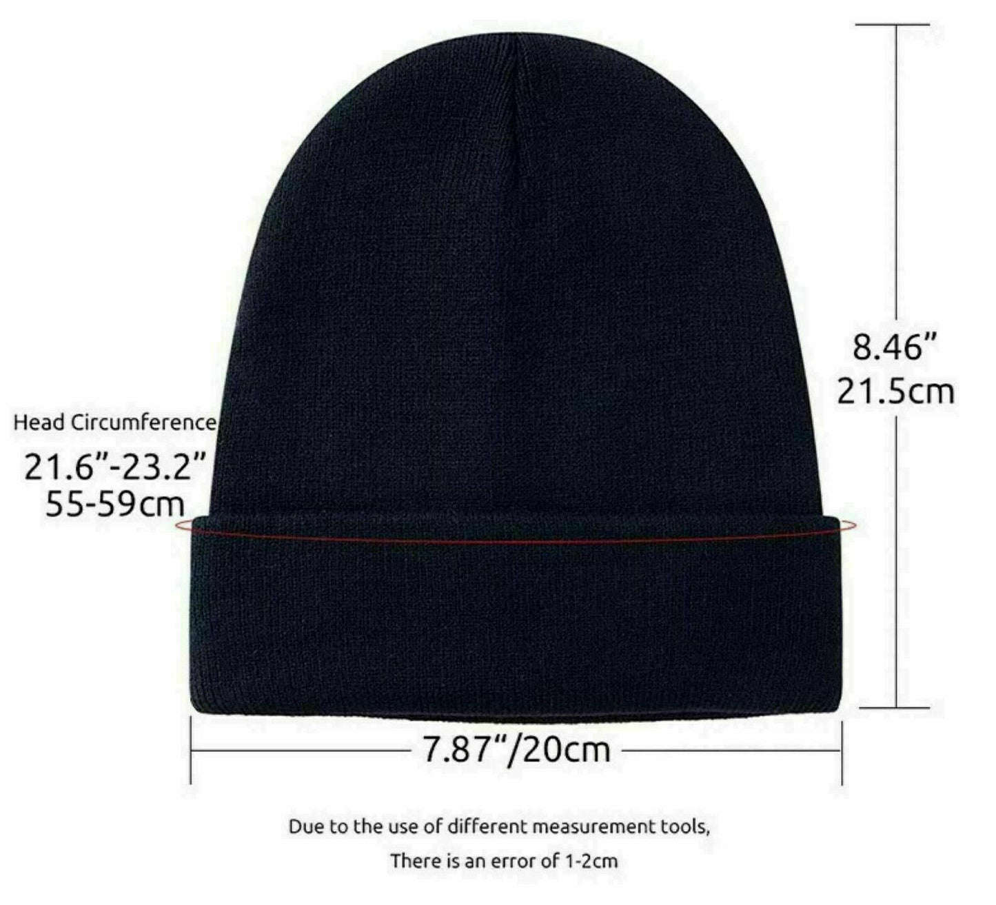Men' LIVING THE DREAM Beanie Hat Cap Gift Funny Work Joke Dads Birthday Present