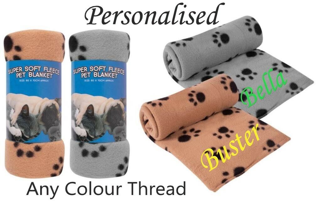 Personalised Dog Blanket Puppy Kitten Cat Bed Cover Pet blanket puppy comforter