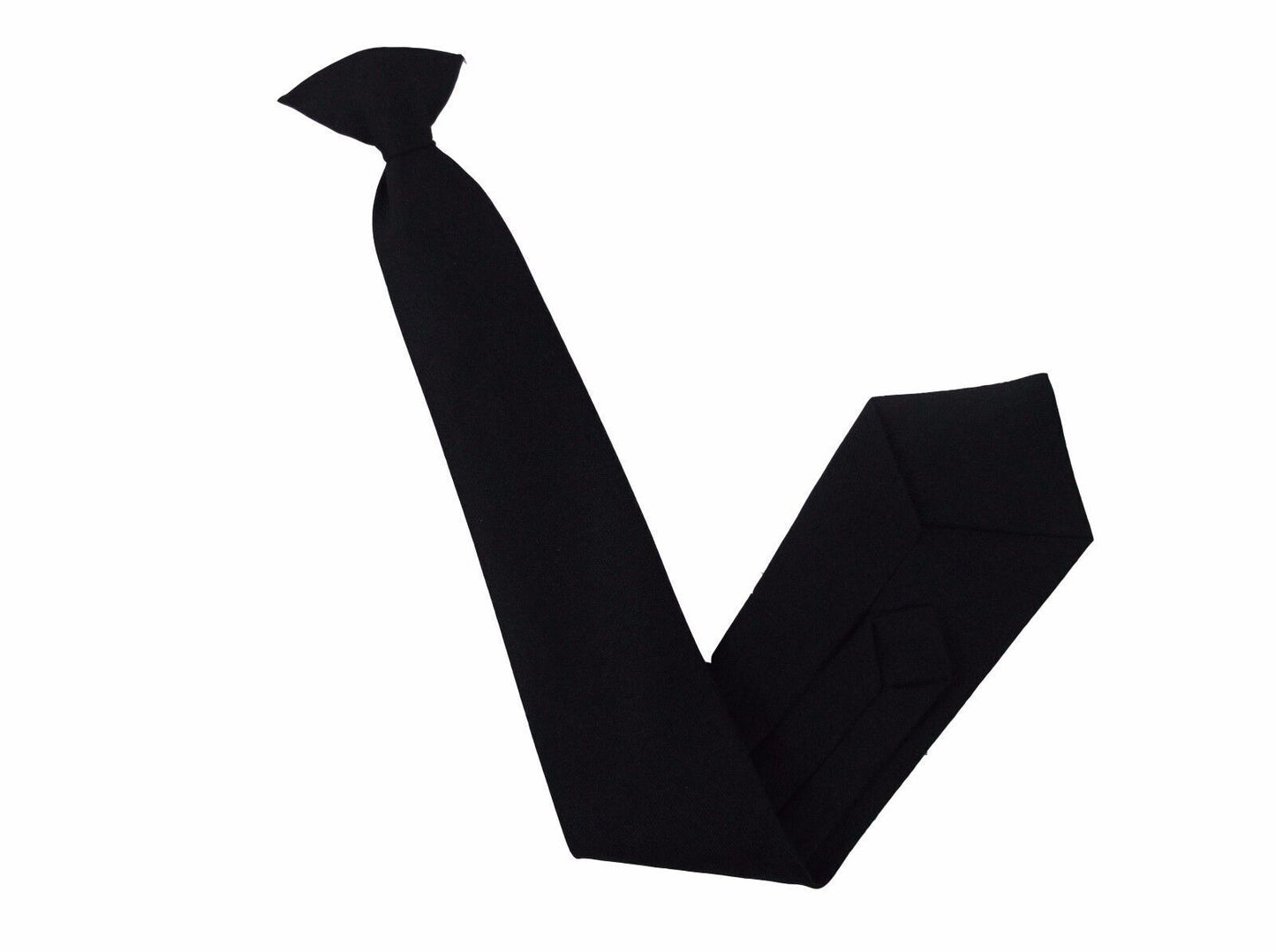 PERSONALISED Initials Smart Business Tie Gift Present Birthday Dad Black Clip on