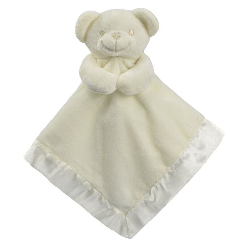 PERSONALISED BABY NAME TAGGIE TAGGY COMFORTER BLANKET FLEECE SOFT BOY GIRL HEART