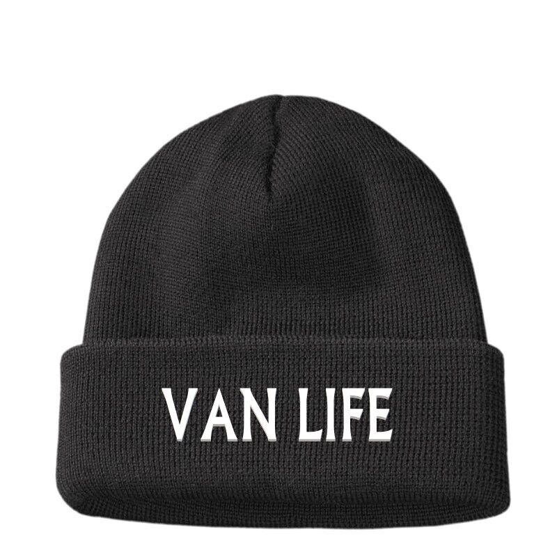 Men's VAN LIFE Beanie Hat Cap Gift Living Campervan Camping Woman's Camper VW