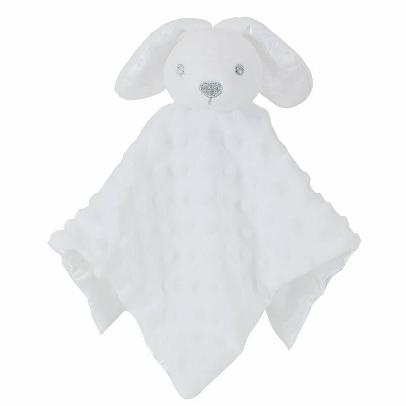 Personalised Baby Comforter Blanket Security Blanket Bunny Rabbit Teddy Babies