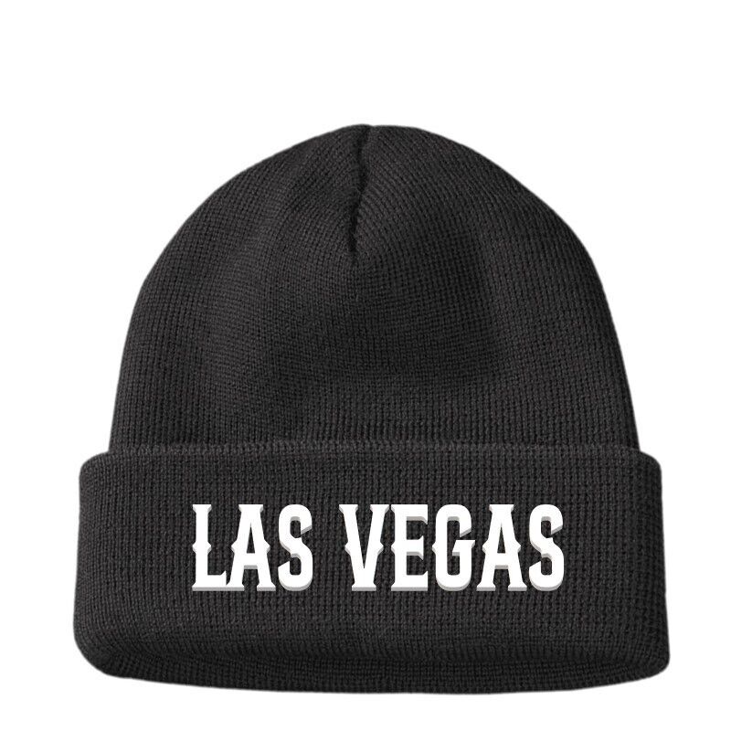 Gifts for Her Him LAS VEGAS Beanie Hat Men's Women's Dad Mum Birthday Present