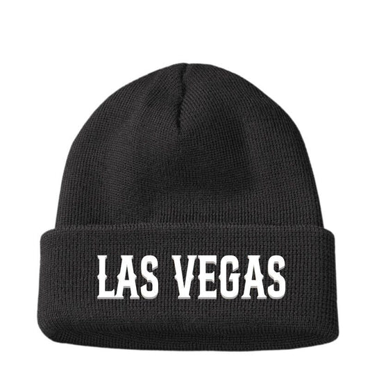 Gifts for Her Him LAS VEGAS Beanie Hat Men's Women's Dad Mum Birthday Present