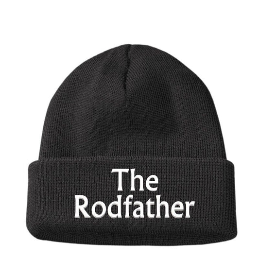 Fishing Gifts men's Rod Father Fish Funny Beanie Hat Rude Joke Angling Dad