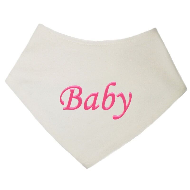 PERSONALISED BABY BIB TODDLER ANY NAME BOY GIRL GIFT BABY SHOW BANDANA