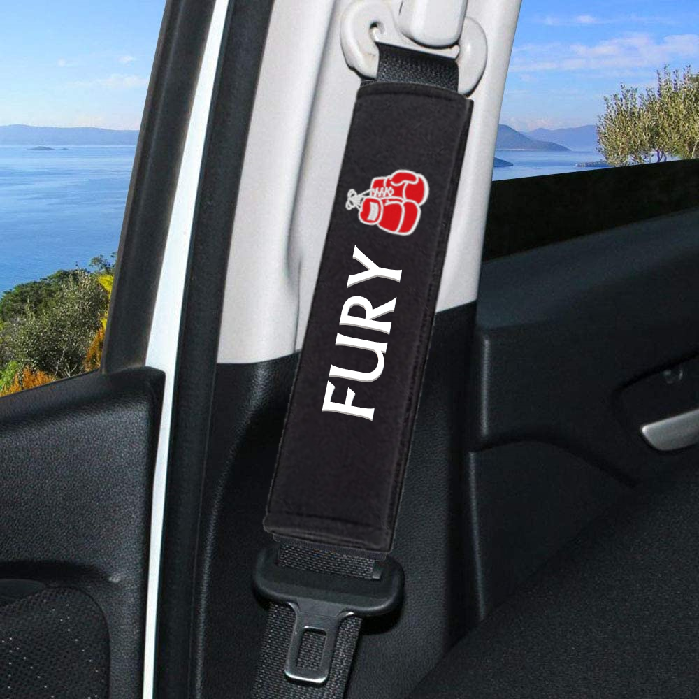 Personalised BOXING GLOVE Name Initials Car Seat Belt Pad Shoulder Cover Gift UK