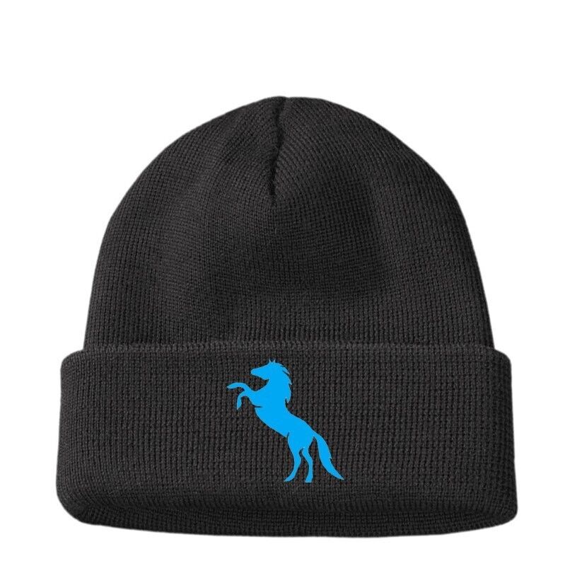 Country Western Cowboy Beanie Hat Horse Polo Riding Cowgirl Women's Rodeo Gift