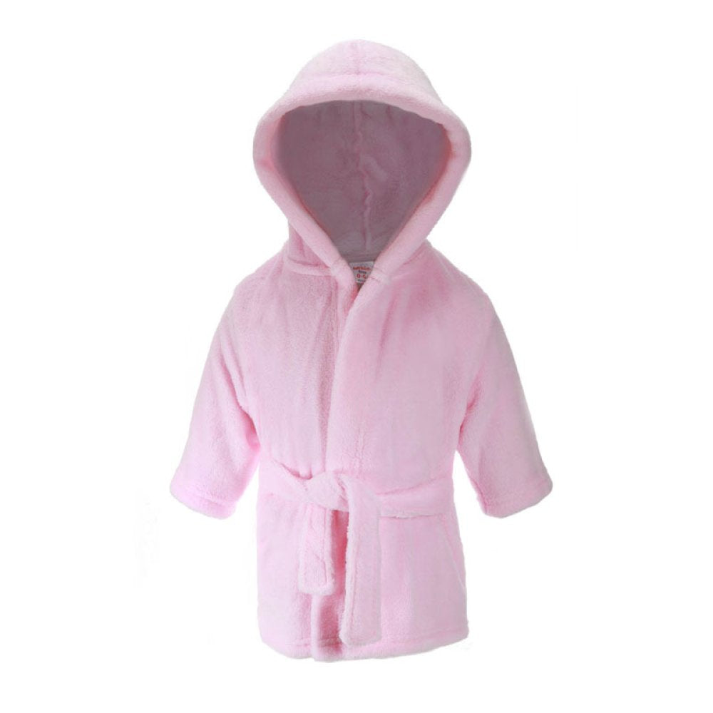 Personalised Baby Robe 6-12m Bath Embroidered Dressing Gown Boy Girl Gift Super Soft