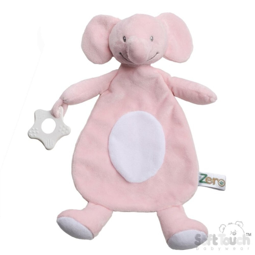 Baby Teether Comforter Blanket with Teething Ring Teddy Bear Baby gift Babies UK