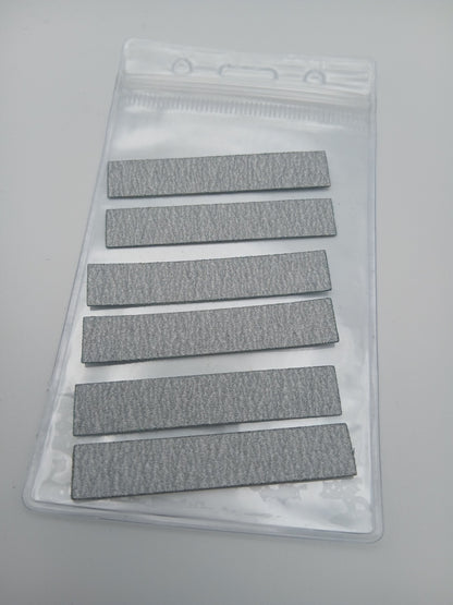 Compact Make up Travel Pocket Mirror Magic 7in1 Mirrored Nail File Grit Emery Cleaner