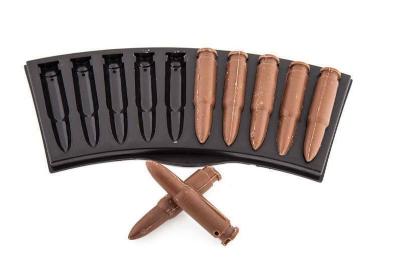Bullet AK47 Shaped Whiskey Ice Cube Tray Jelly Mould Chocolate Mold Party
