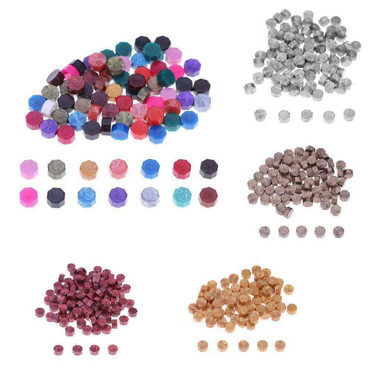 WAX GRANUELS BEADS Sealing Wax  stamps Seals Envelopes Wedding Invite GIFT uk