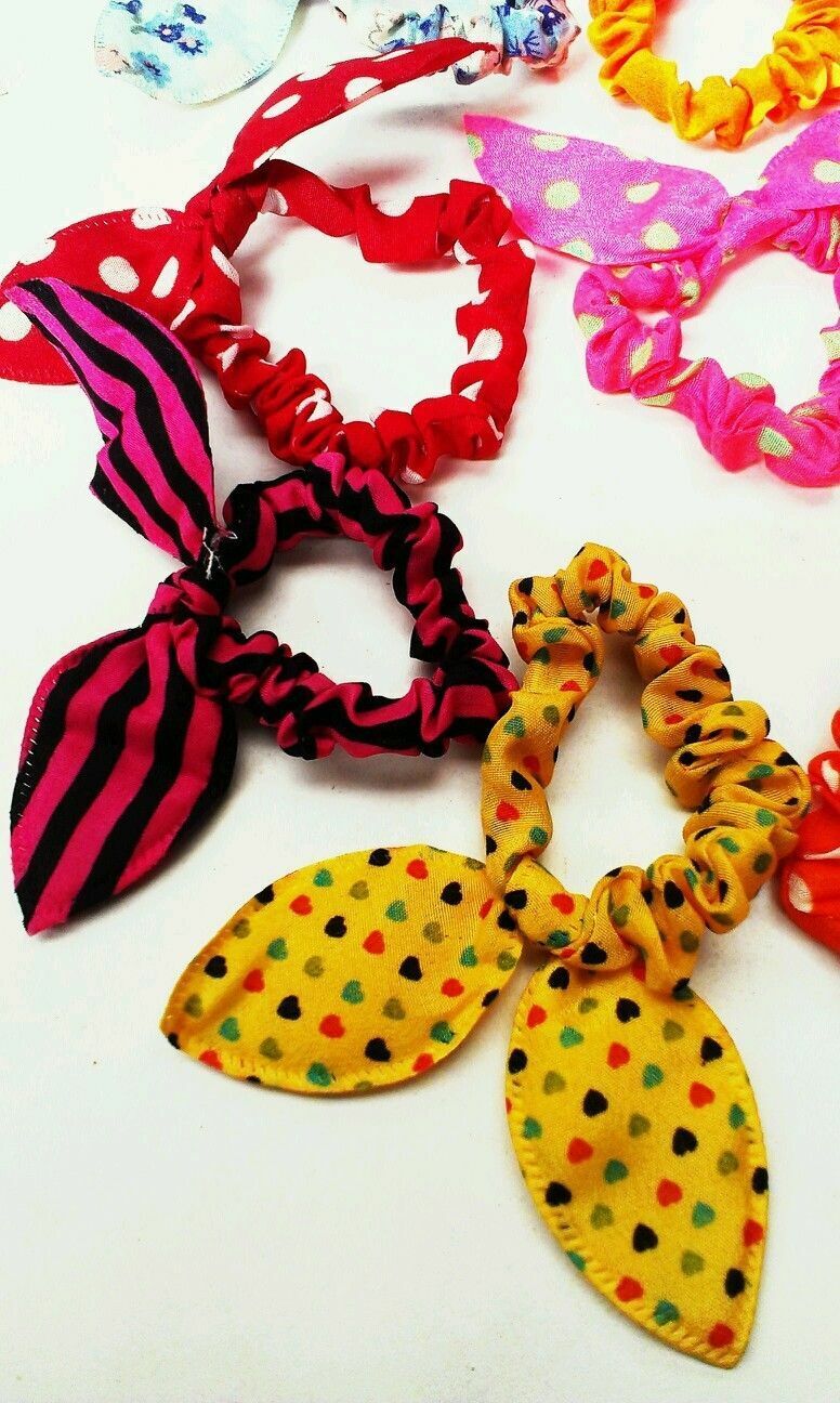 10PC Hairband Headband PonyTail Hair ribbon Bow Band Hair Accessories Girls UK