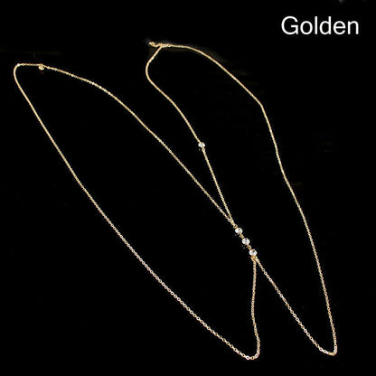 Women Fashion Boho Summer RHINESTONE Belt Waist Belly Beach Body Chain Bikini UK