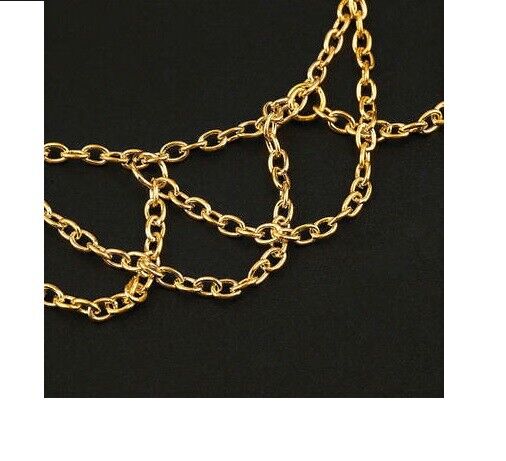 GOLD LINK MESH ANKLET Ankle Bracelet Sandal Anklet Foot Jewelry Jewellery Beach