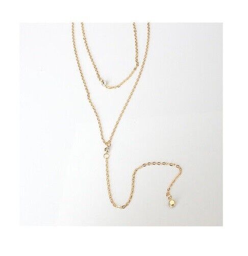 Long Pendant Choker Diamond charm Necklace Fashion Women Chain Jewelry Chocker