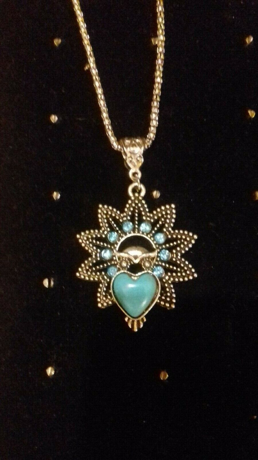 Beach Turtle Turquoise Tortoise Pendant EARRINGS Charm Silver Necklace Set UK