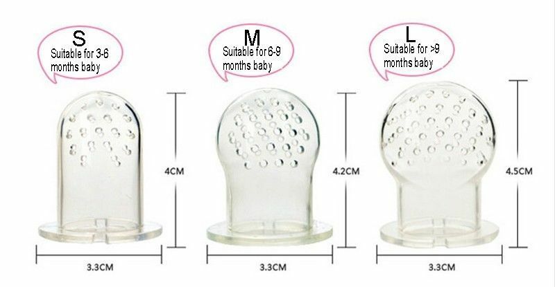 Baby Feeding Pacifier Fresh Food Fruit Feeder Infant Safety Dummy Soother Nipple