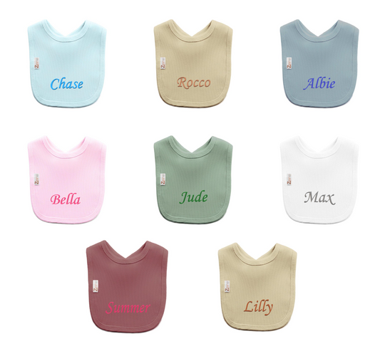 PERSONALISED BABY BIB TODDLER ANY NAME BOY GIRL GIFT BABY SHOW BANDANA