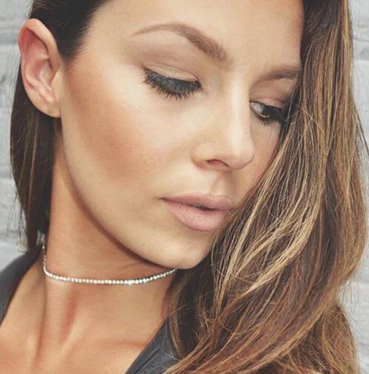 Rhinestone Choker Gold Silver Necklace Vintage Chockers Punk Retro Collar UK