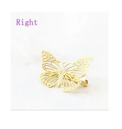 Gold Butterfly Golden Hair PIN Clip Boho Accessories Wedding Gifts UK