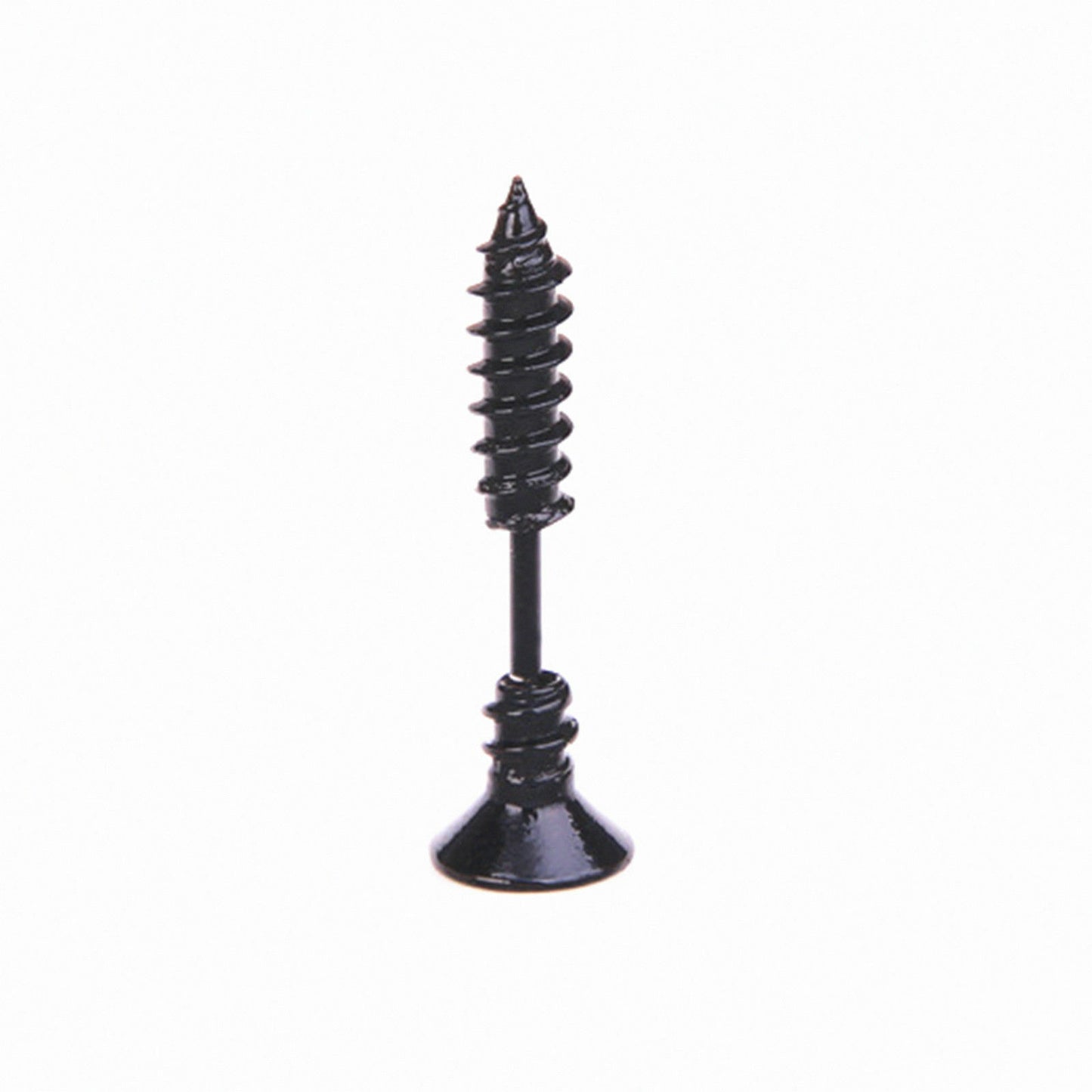 2pcs Punk Gothic Unisex Unique Stainless Steel Gold Silver Screw Stud Earrings