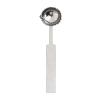 Steel Spoon Melting Wax Candle Granual Sealing Envelope Seal Stamp Craft UK