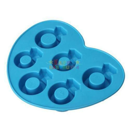Wedding Diamond Ring Ice Cube Tray Chocolate Fondant Silicone Cake Mold Mould UK