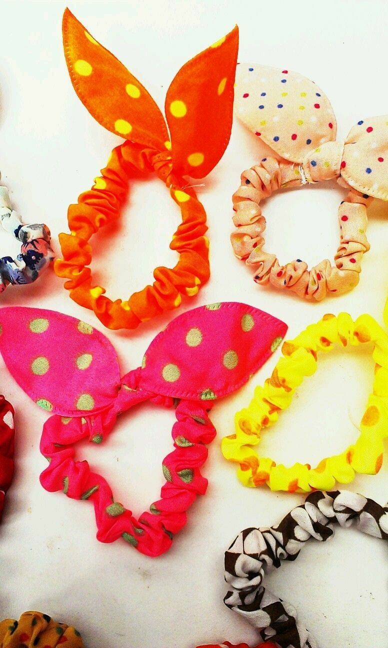 10PC Hairband Headband PonyTail Hair ribbon Bow Band Hair Accessories Girls UK