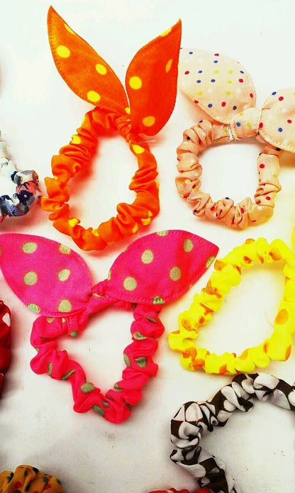 10PC Hairband Headband PonyTail Hair ribbon Bow Band Hair Accessories Girls UK
